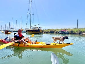 Balade en kayak sur l'Etang de thau